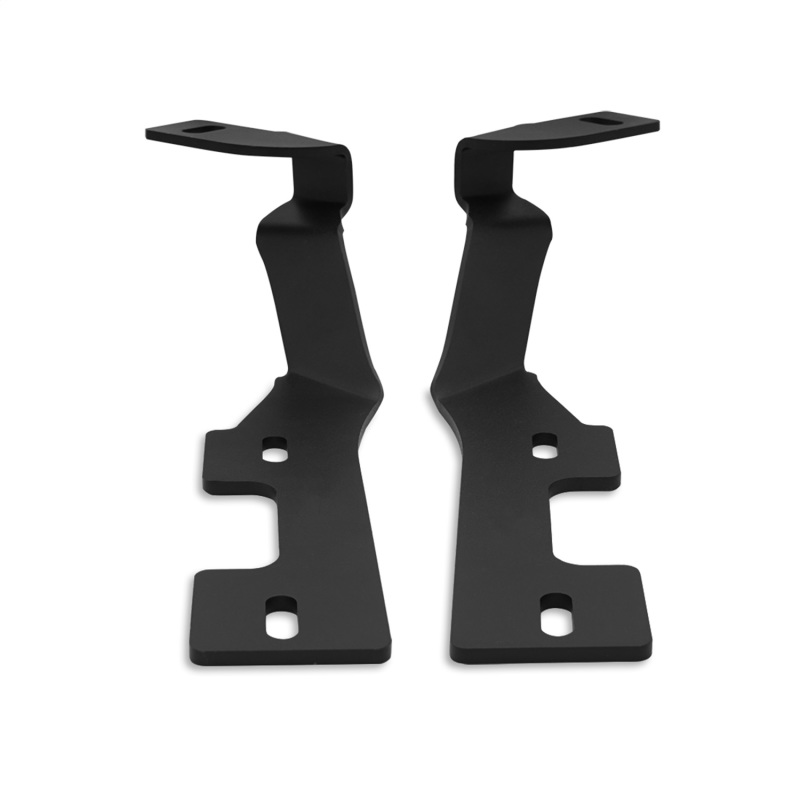 Dodge RAM 1500 A-Pillar Light Mount Kit - Rigid Industries - 360-Series Amber Backlight Drive - Black and Amber - `19-`27